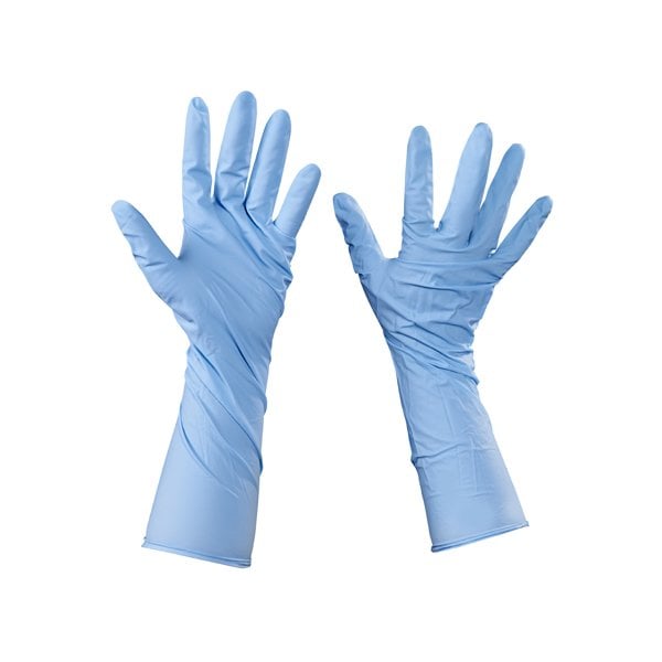 Bsc Preferred Disposable Gloves, 6 mil Palm, Nitrile, Powder-Free, S, 50 PK, Blue BUY03999545 - main